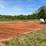 Footings and Garage pad cut to grade