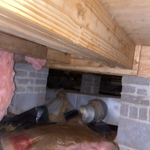 Girder replacement with installed joist sisters and joist support