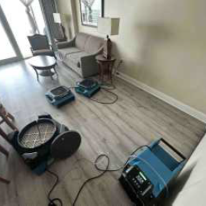 Drying after water extraction and cleaning