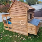 Custom Cedar Siding Chicken Coop