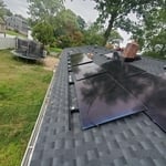 halfway through an install on a new roof we put up