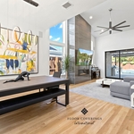 White Oak Hardwoods in Contemporary Home