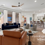 Custom Red Oak Hardwoods and Design Carpet