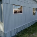 Finishing of exterior painting mobile home