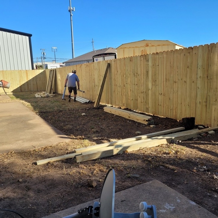 New privacy fence up!