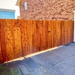 Beautiful Stained Cedar Pickets
This option really makes a statement.
Bright curb appeal
