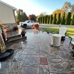 Stamped concrete