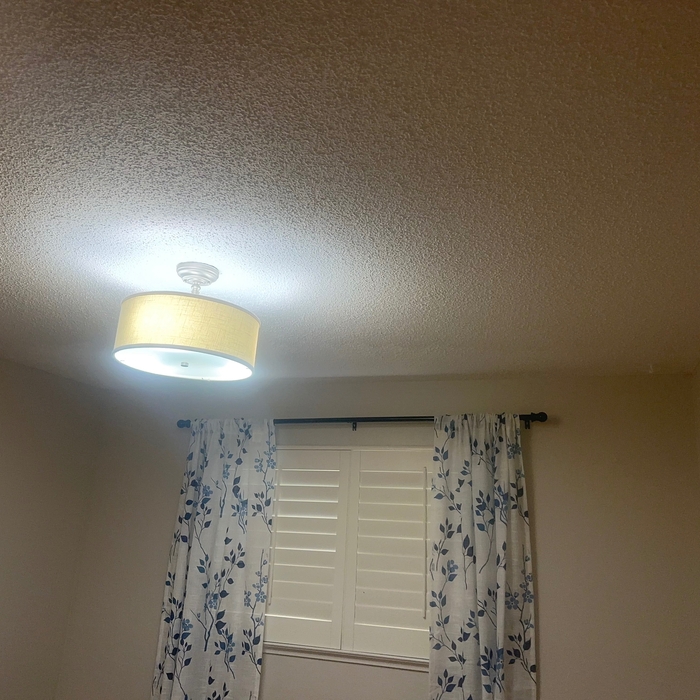 Popcorn ceiling removal / resurfacing