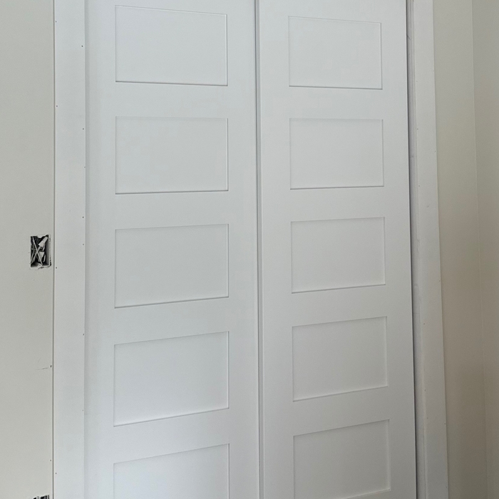 Interior finish trim and paint new construction