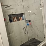 New shawer door