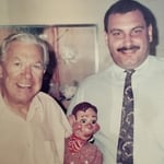 Sal with Howdy Doody & Buffalo Bob in 1990