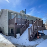 Rear right side of home