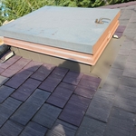 repair leak around roof access