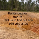 18 ft deep pond 1/2 acre