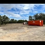 Demolition of a mobile a abandoned mobile home