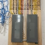 400 amp panel install