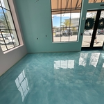 Coffee Shop in Inlet Beach, FL with Reflector Epoxy Concrete Floors