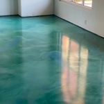 Calypso Food Court in Panana City Beach, FL, Reflector Epoxy Concrete Floors by DecorCrete Designer