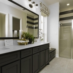 Modern bathroom remodel