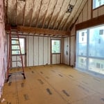 Spray foam & fiberglass