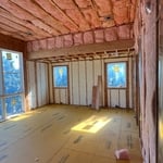 Spray foam & fiberglass