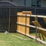 Fence tear down and installation