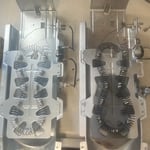 Comparison of a good and bad heating element.