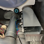 Installed Heating Element on a Samsung dryer.