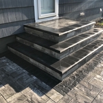 Paver patio and steps