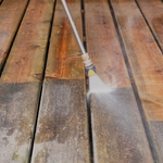 Before / After of deck