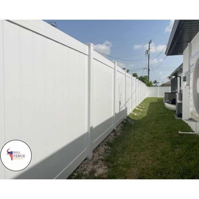 Vinyl or PVC White