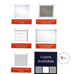 Types of fence PVC