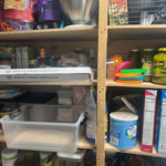 Pantry Organization Before