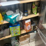 Pantry Organization Before