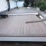 Composite flooring install