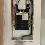 Second Floor Panel installed in Unit, Rewired to bring home up to 2023 NEC
