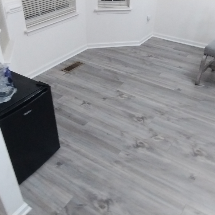 Install new laminate flooring