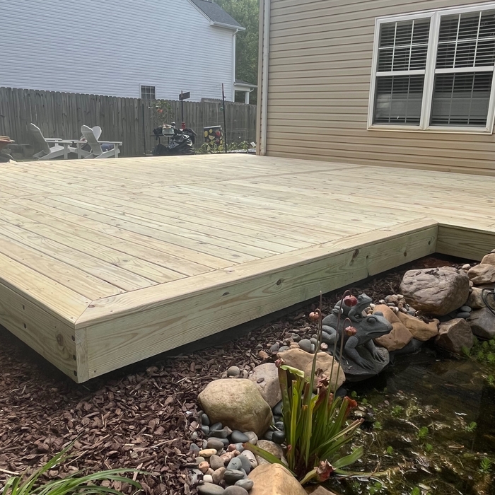 New floating deck