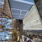 Shed, floor medallion and custom furniture