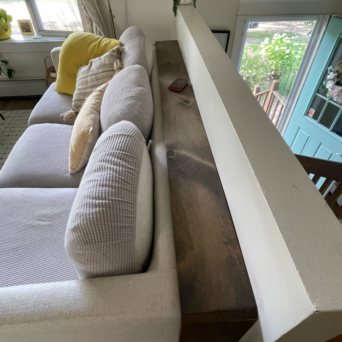 Custom TV stand and sofa table