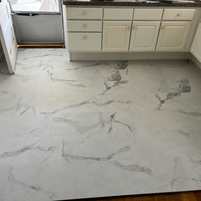 Luxury vinyl floors
