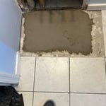 Ceramic tiles installation