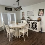 Freshened this home up after a busy Easter Weekend!