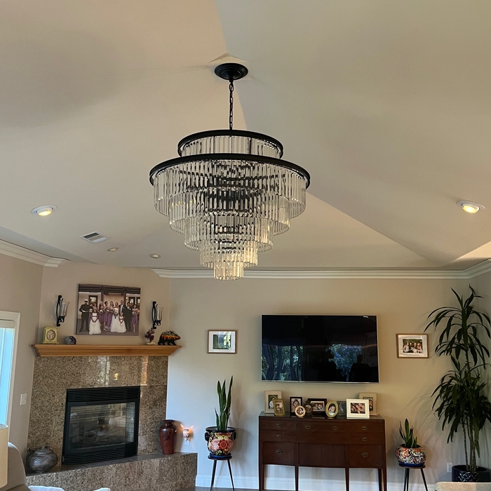 New chandeliers