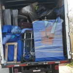 Truck being loaded