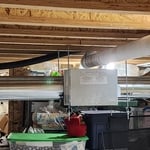 Fresh air electric heater