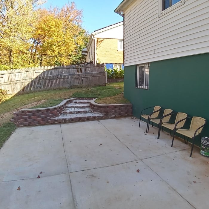 We also had to add sod grass for quick erosion control.