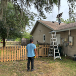 Old solar panel system removal