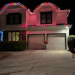 Christmas lights install