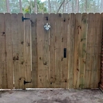 Walk gate custom peep-hole